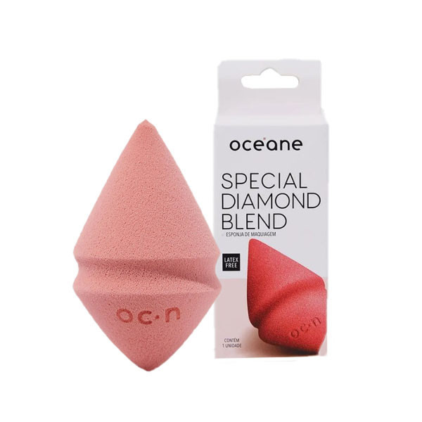 Esponja Maquiagem Oceane Special Diamond Blend Nude Escuro em Oferta na Shopee
