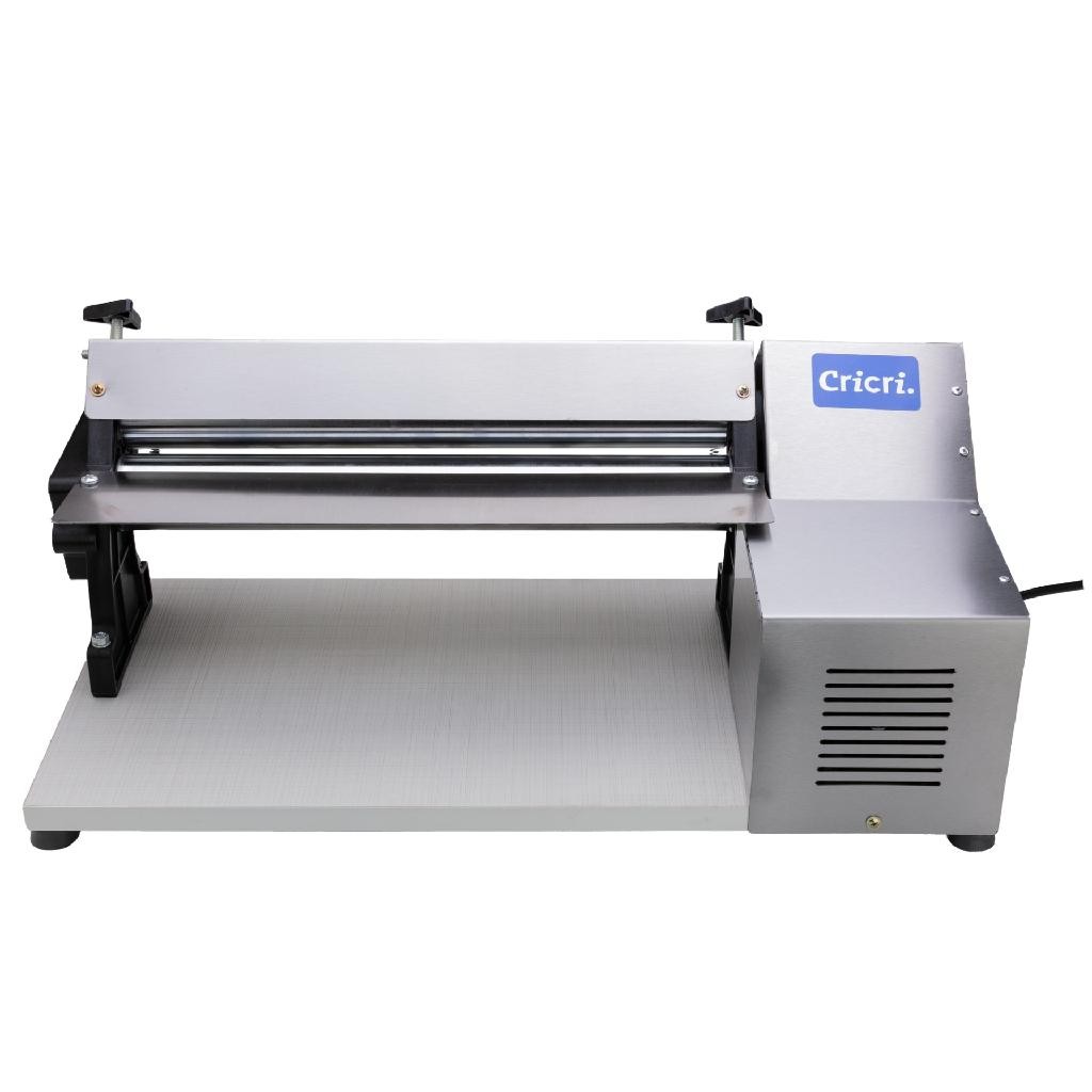 Imagem Cilindro de Massa Elétrico 40cm Inox Cricri para Pão Caseiro Pizza Pastel Salgado Máquina de Massa