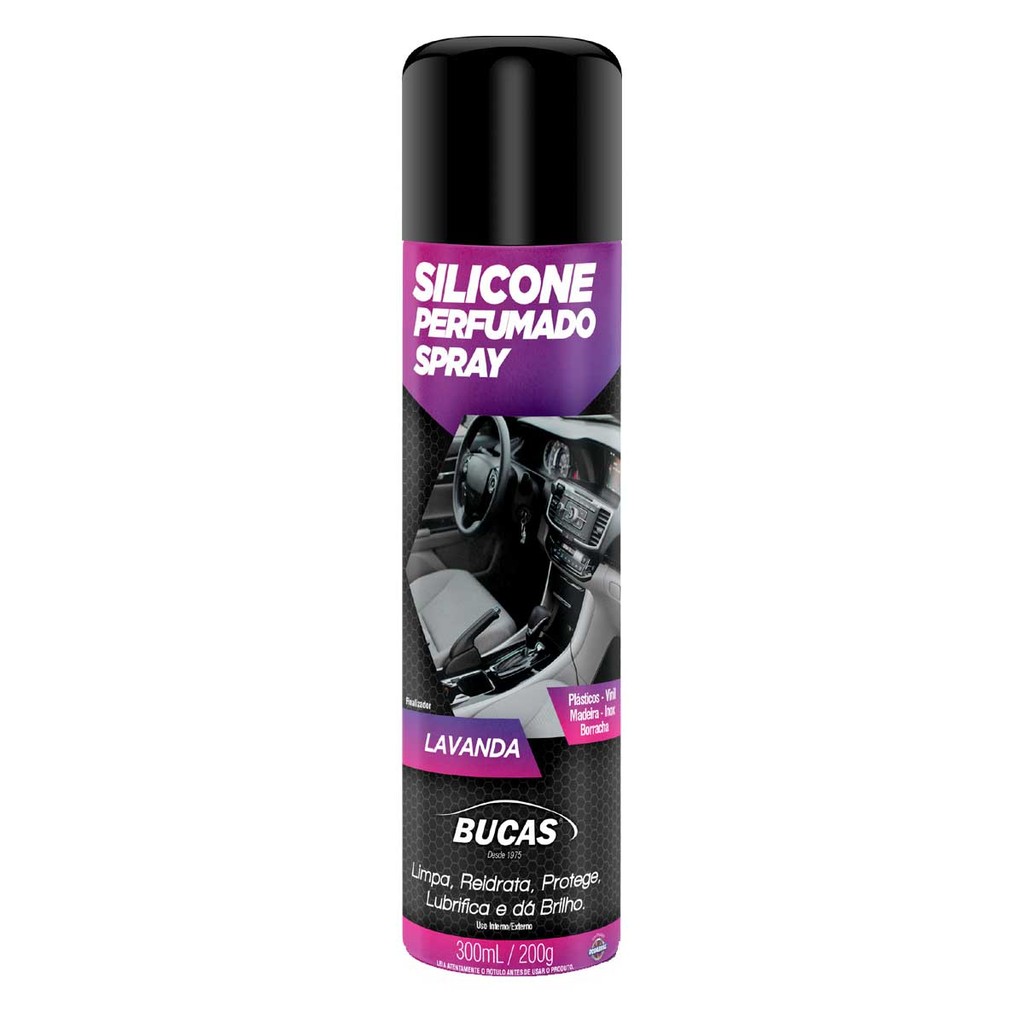 Silicone Perfumado Spray Lavanda Bucas 300ml Rodabrill