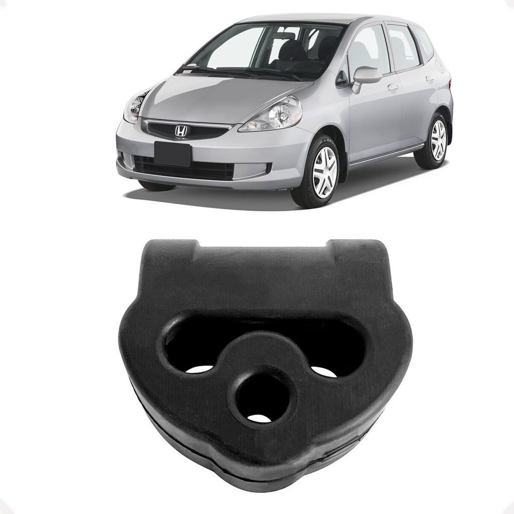 2 Coxim Escapamento Traseiro Dianteiro Honda Fit City Hrv