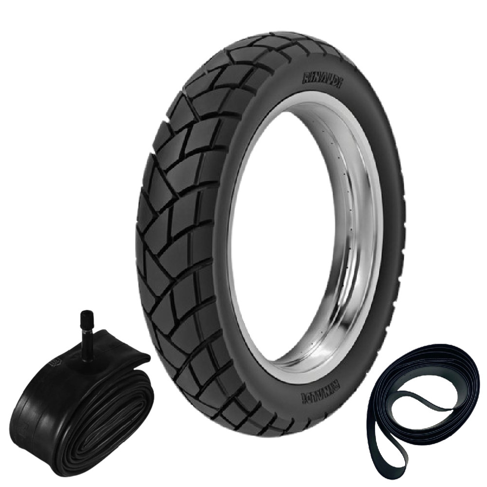 Pneu Xre 300 Xr 250 Tornado Lander 250 120/80-18 62s R34 Rinaldi + Camara + Cinta