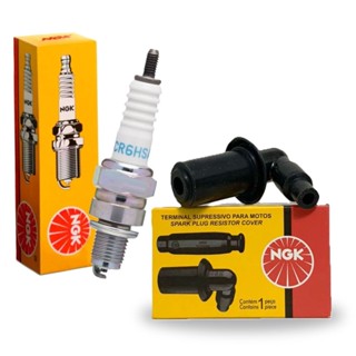 Vela e Cachimbo Neo 125 2016-2024 / Fluo 125 2022-2025 Ngk em Oferta na Shopee