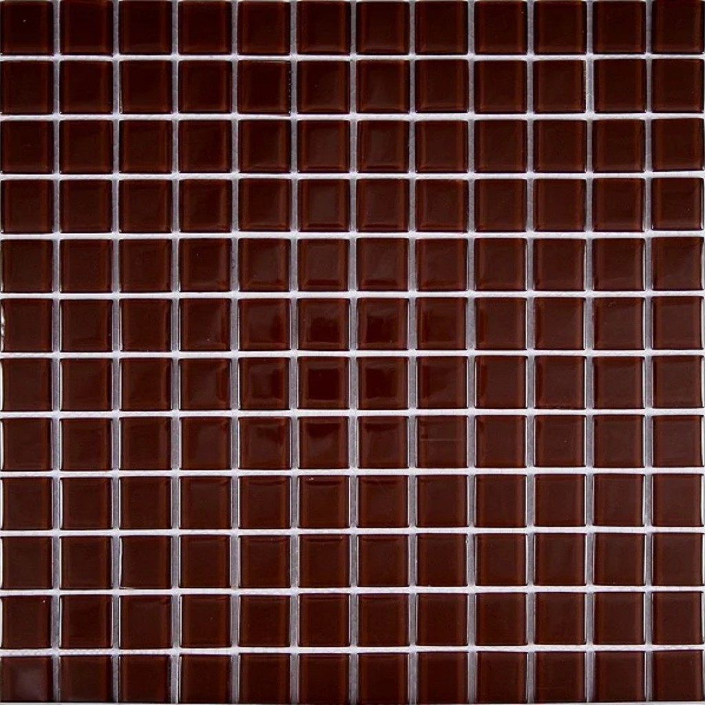 Pastilha Vidro Cristal 38 Marrom (2,5X2,5 cm) - Linea Vitral