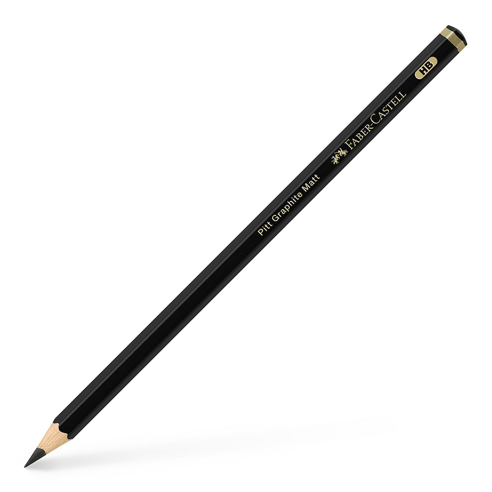 Lápis preto Pitt Grafite Matt HB Faber-Castell em Oferta na Shopee