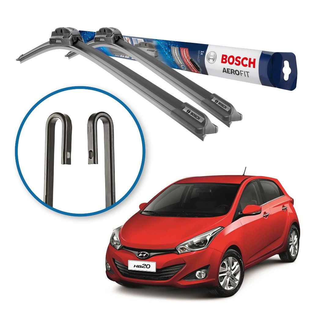 Palheta Limpador Parabrisa Original Bosch Hyundai Hb20 2012 A 2019