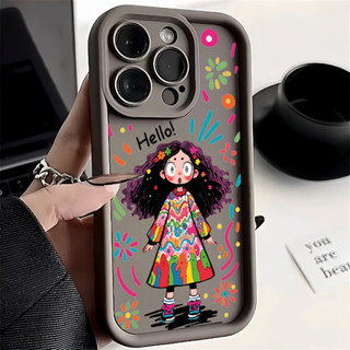 Capa De Silicone Macia Para Redmi Nota 12S 13 12 11 Pro Plus 11S 10S 9S 10 9 Max 13C 12 10C 12C 10 4G Garotas Encaracoladas