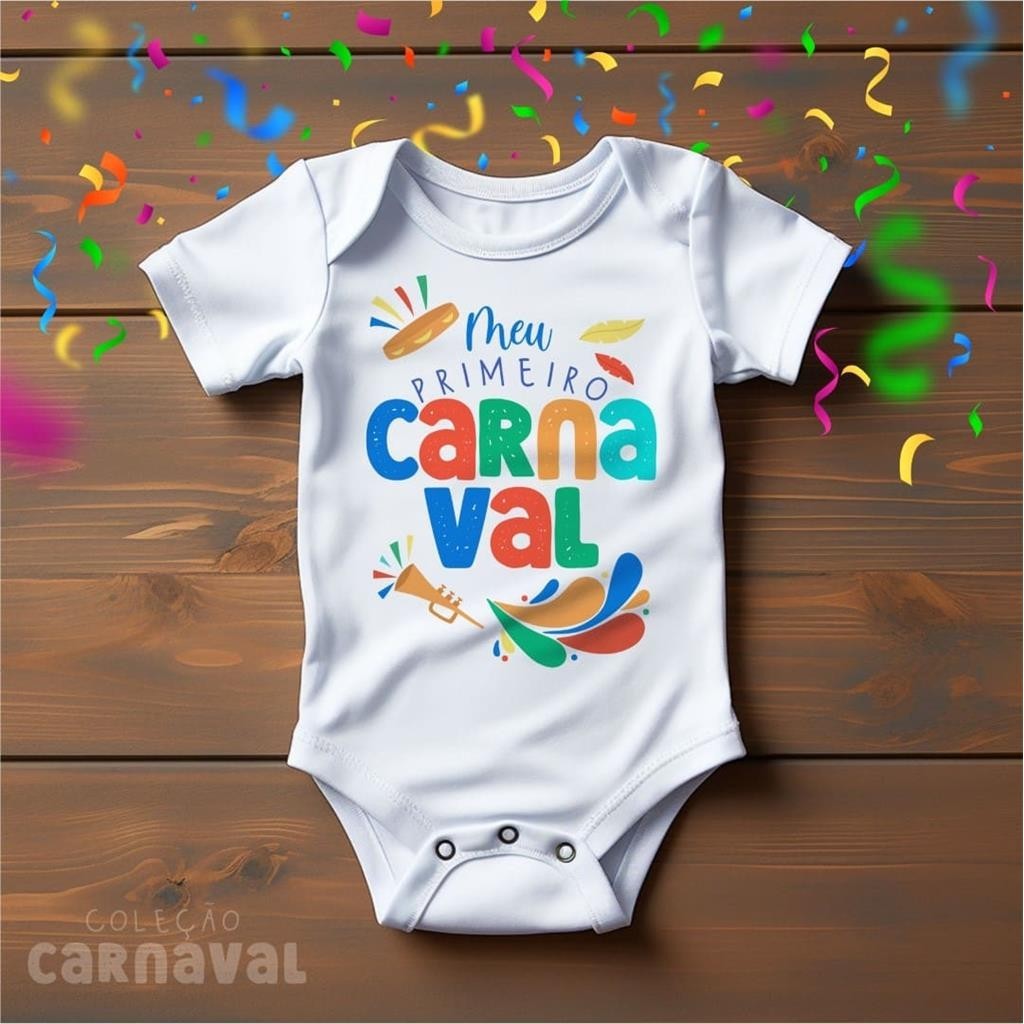 Body bebe carnaval bodie infantil bloquinho folia em Oferta na Shopee