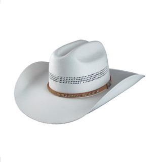 Chapéu Country Branco com Strass  Cowgirl Feminino Original em Oferta na Shopee