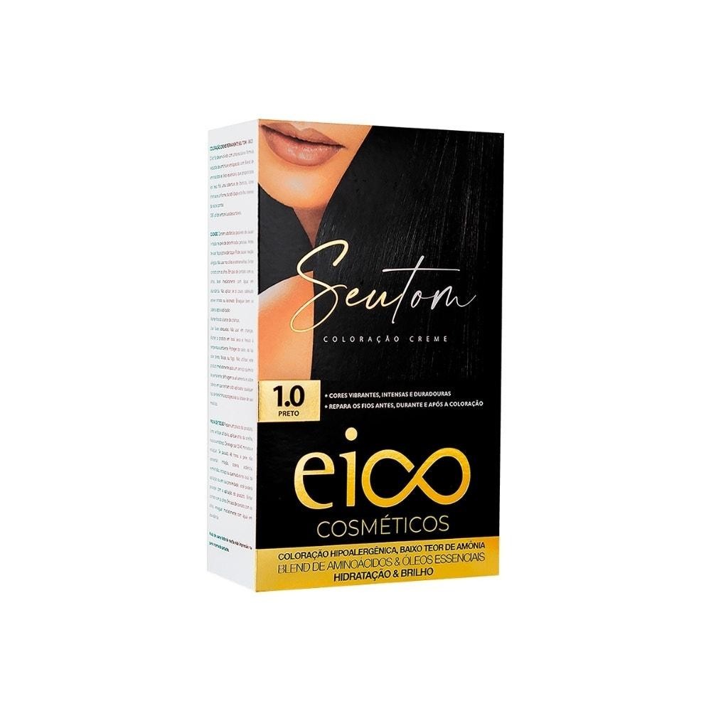 Tintura Eico Seu Tom 1.0 Preto - Beauty