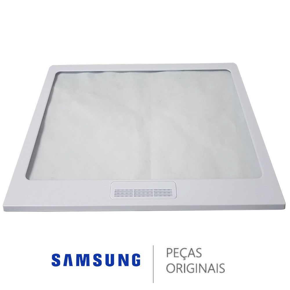 PRATELEIRA DE VIDRO DA GAVETA REFRIGERADOR SAMSUNG DA97-14342C