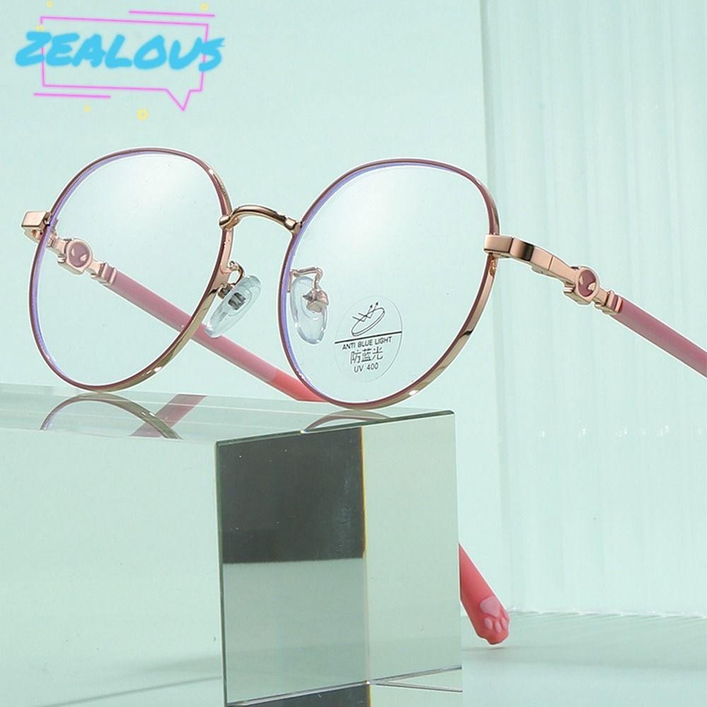 ZEALOUSSS Kids Glasses Fashion Online Classes De Moda Infantil Estrutura Ultra Leve Para Computador em Oferta na Shopee