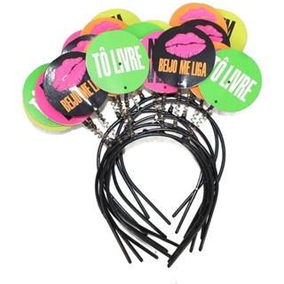 Tiara Frases NEON BRILHA NA LUZ NEGRA Pac C/10 MD 21