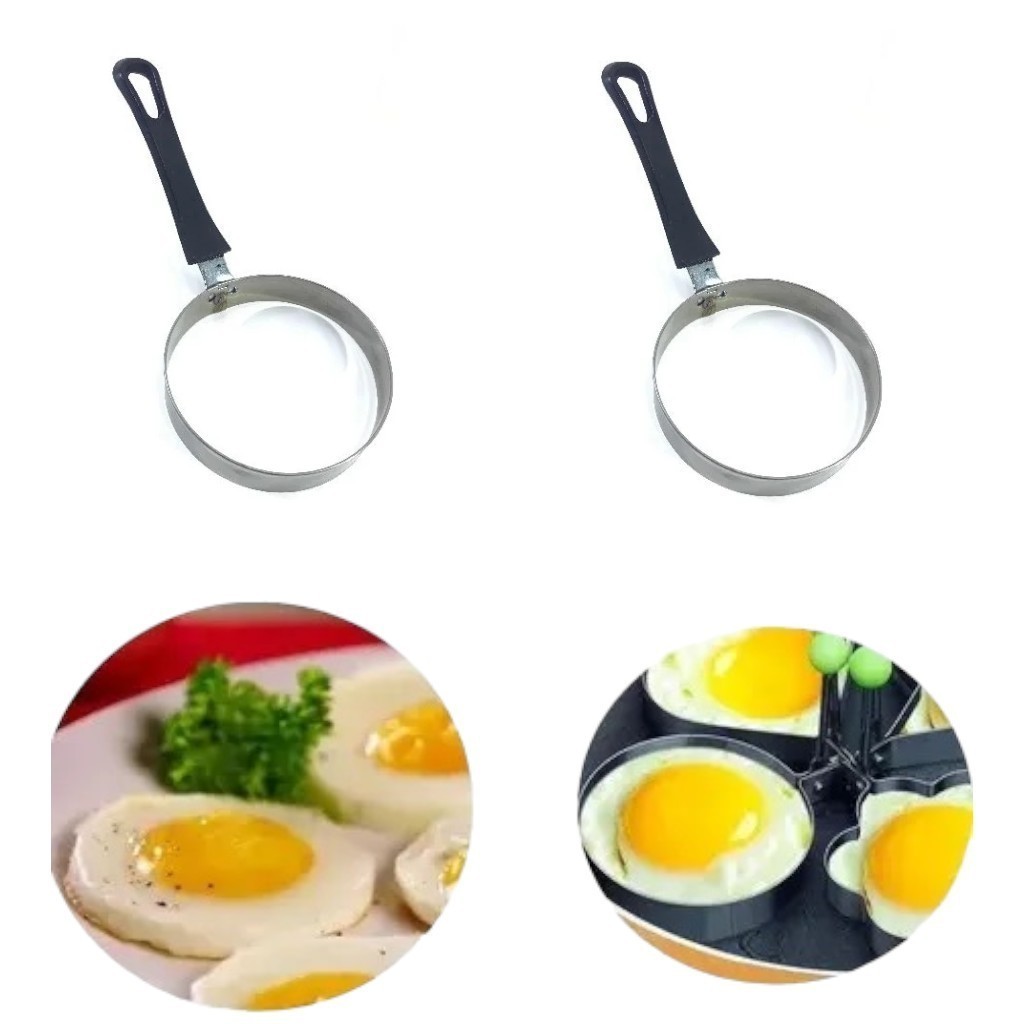 Kit com 2 Modeladores de Ovo 10cm Molde Aluminio Lanchonetes em Oferta na Shopee