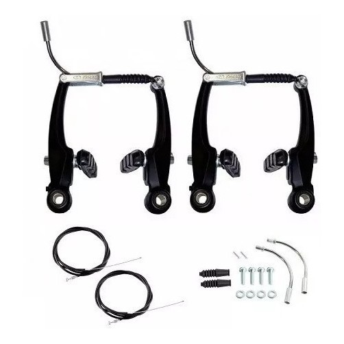 Freio V-brake Bicicleta Alumínio Logan C/ Cabos Mtb em Oferta na Shopee