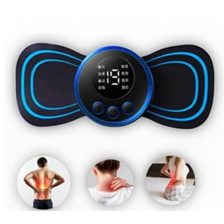 Mini Massageador Elétrico Portátil Cervical EMS