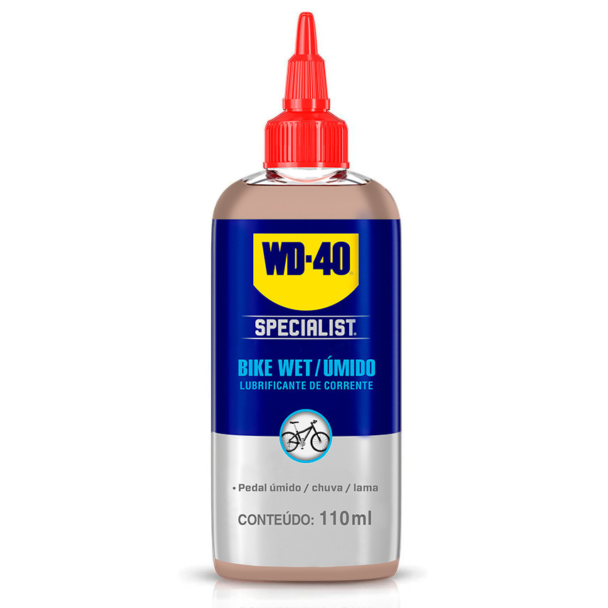 Lubrificante de Corrente WD-40 Specialist Bike 544981 Úmido 110ml para Bicicleta