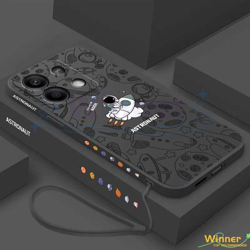 Capinha Redmi Note 13 5g Note 13 Pro Note 13 pro plus Note 13 4g note 13 pro 4g 12 12s 12 pro 11s 11 pro 11 4g Caixa Macia Espaço Nave Espacial 3A1SSTK