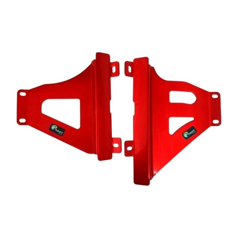 Protetor de Radiador Crf 250r 18/21 - Crf 250rx 18/21 MX Start Racing Vermelho