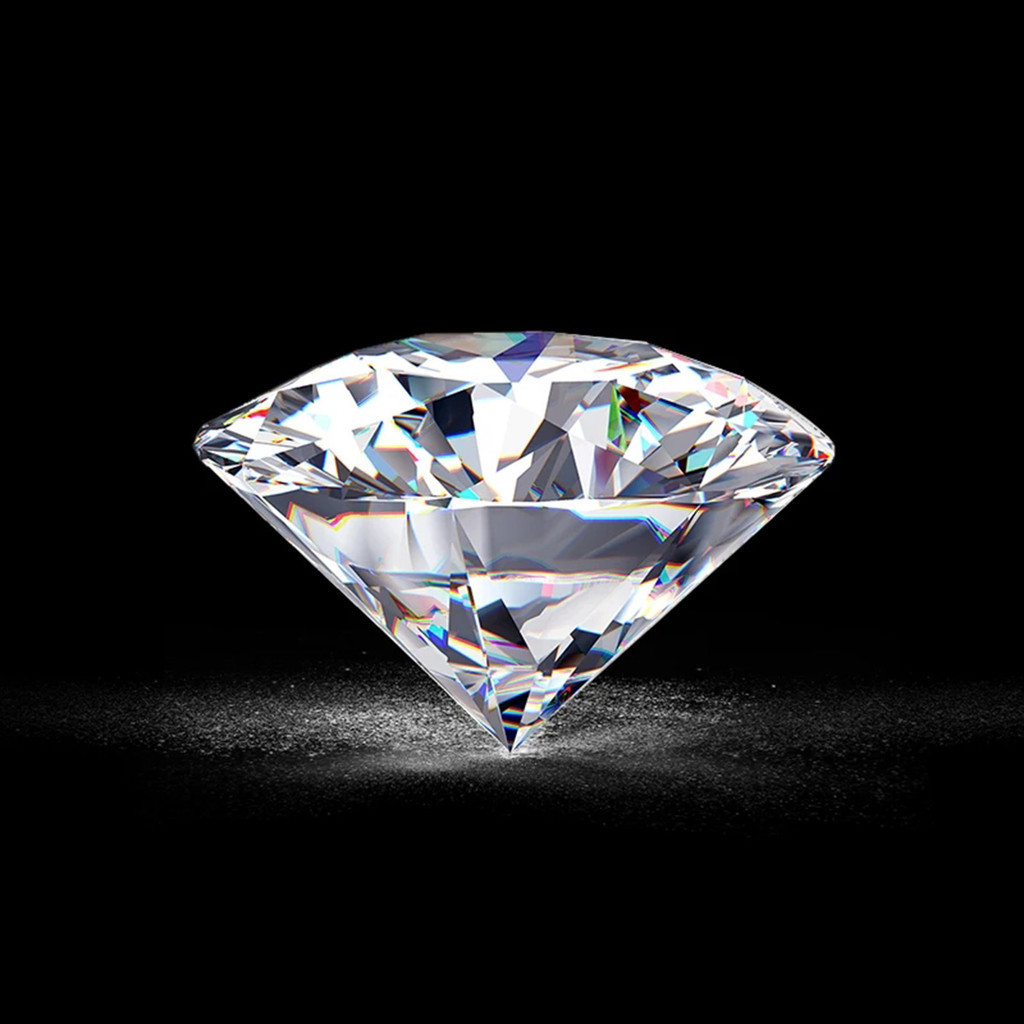 Laboratório De Corte Redondo Branco Diamante Cultivado D Cor GRA Moissanita Pedra Solta VVS1 3EX