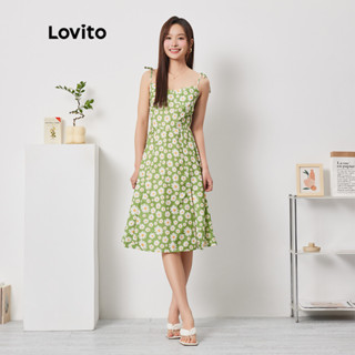 Lovito Boho Vestido Feminino com Estampa Floral L74ED204