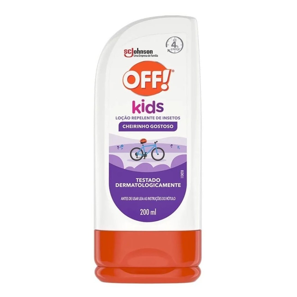 Loção Repelente de Insetos Off ! Kids 200ml