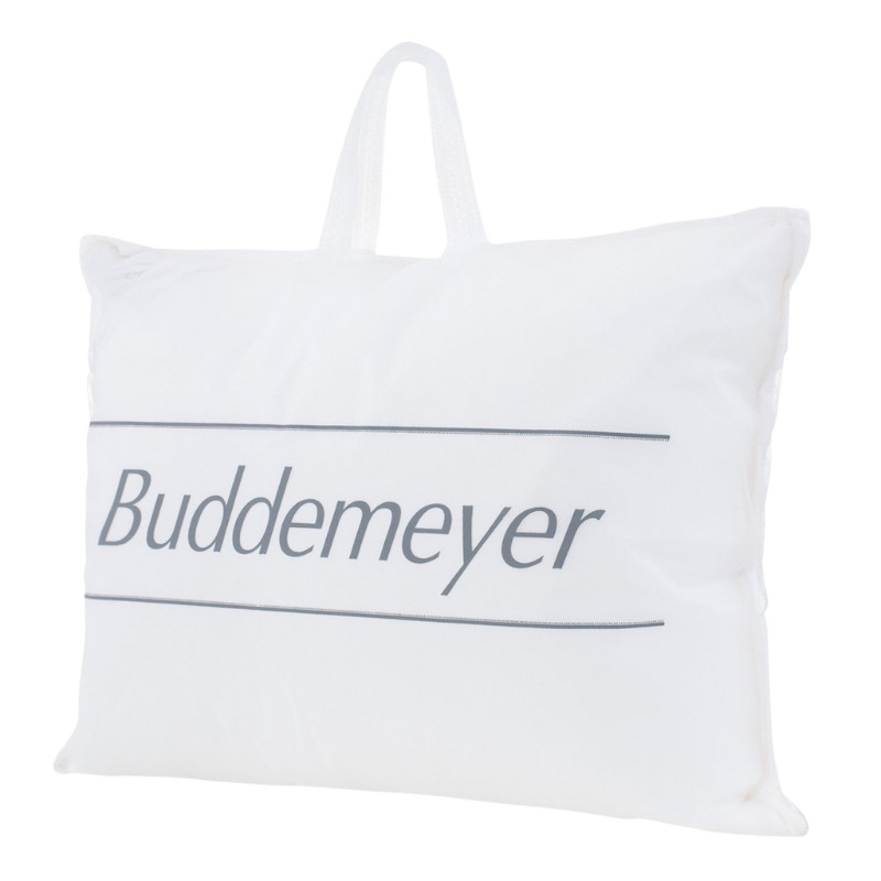 Travesseiro Toque De Pluma Buddemeyer 50x70cm Algodão Cetim 233 Fios Branco