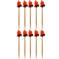 Pick Decorativo de Festa Junina - Fogueira - 9,5cm - 10 unidades - Rizzo