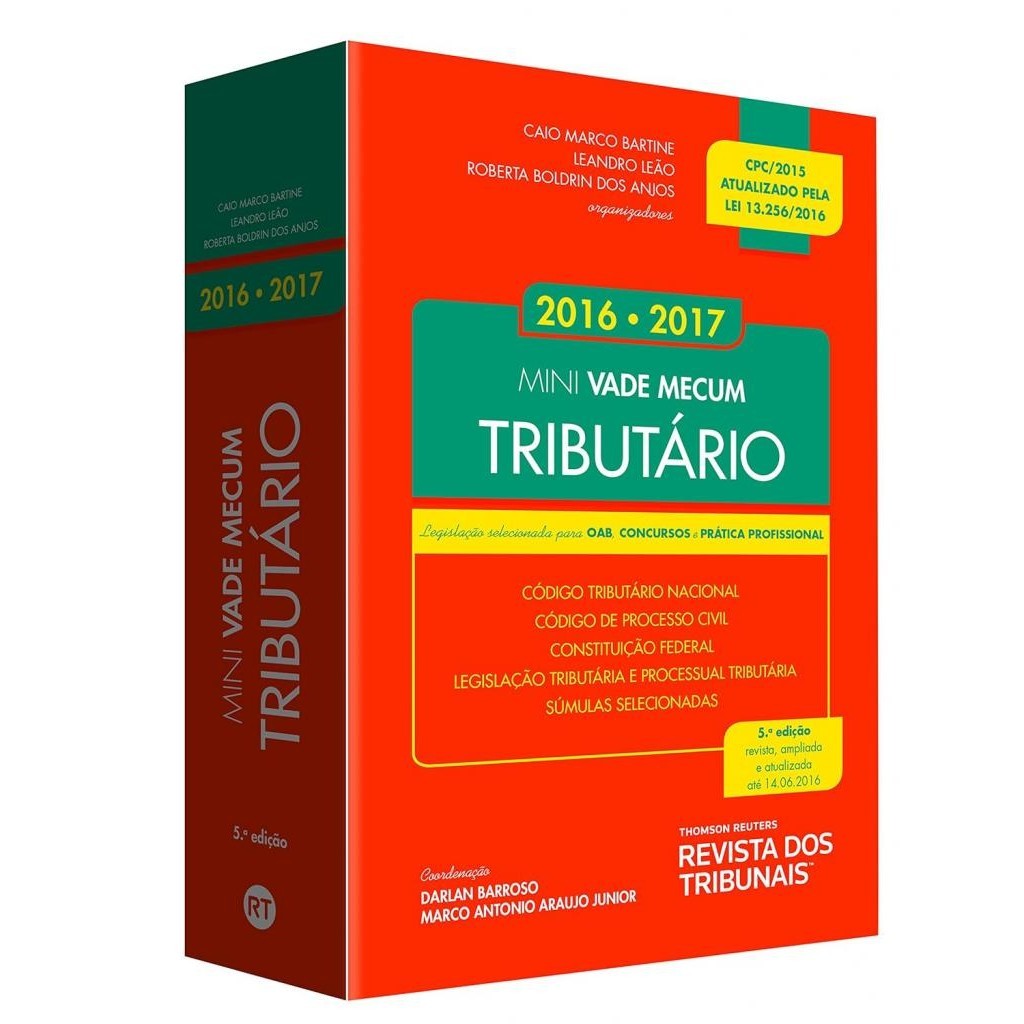 Mini Vade Mecum Tributário. Legislação Selecionada Para OAB, Concursos e Prática Profissional (Novo, Lacrado)