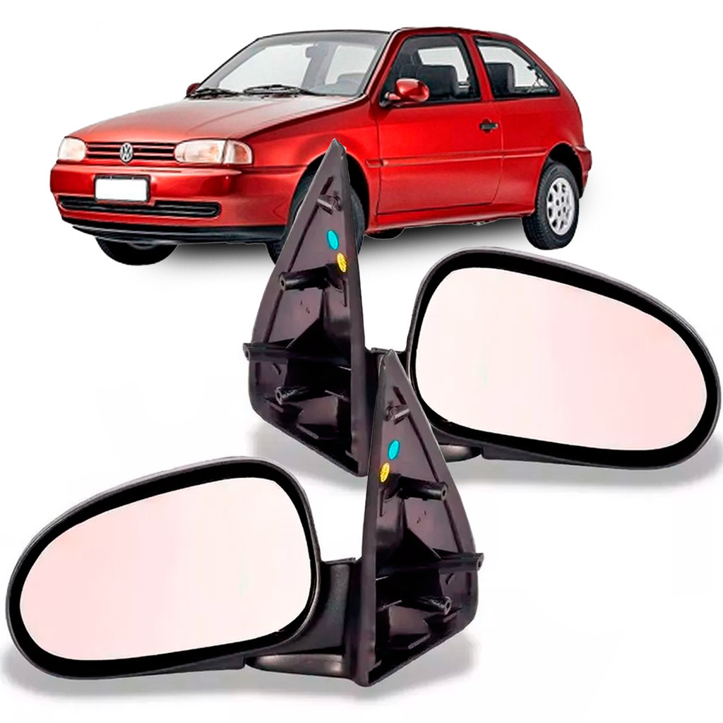 Retrovisor Gol G2 Bola 2 portas 1995 1996 1997 1998 1999 Sem Controle em Oferta na Shopee