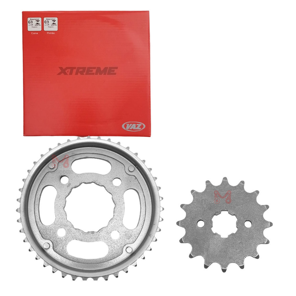 Kit Coroa Pinhão Titan 150  Mix/Ks/Es Fan 150 Extreme Vaz