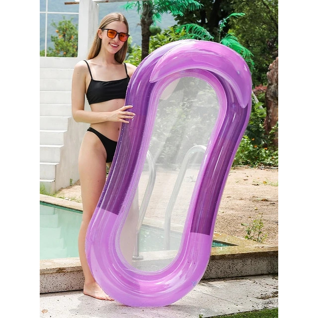 Piscina Brinquedos flutuantes para tamanho adulto explodir | Cama flutuante para piscina 178*70CM