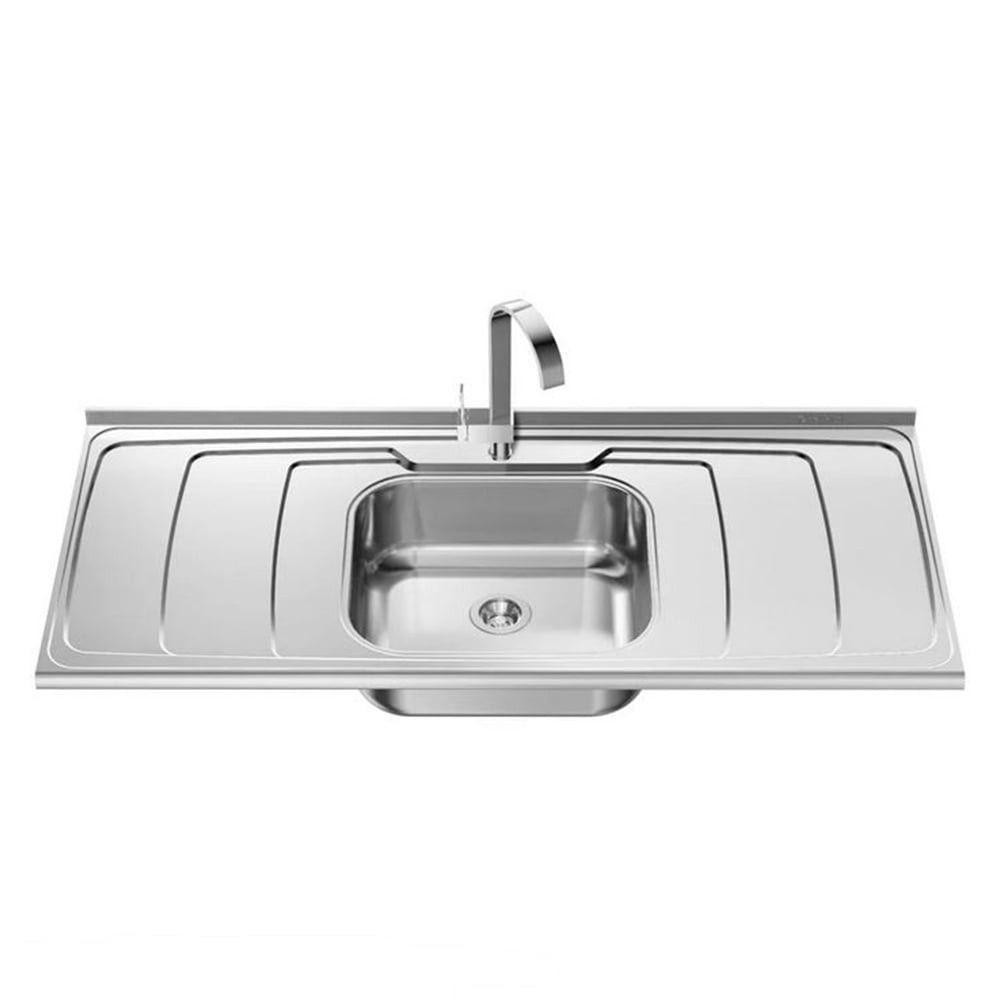 Pia De Cozinha Dubai Plus Cuba Profunda 160x54,5 Ghel Inox em Oferta na Shopee