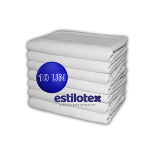 Kit 10 Panos de Prato BIG Extra Grande Liso Algodão Com Bainha em Oferta na Shopee