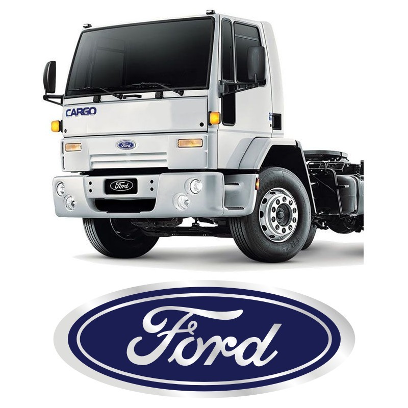Adesivo Ford Oval Compativel Cargo Caminhão Resinado