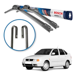 Palheta Limpador Parabrisa Original Bosch Volkswagen Polo Classic 1996 A 2003