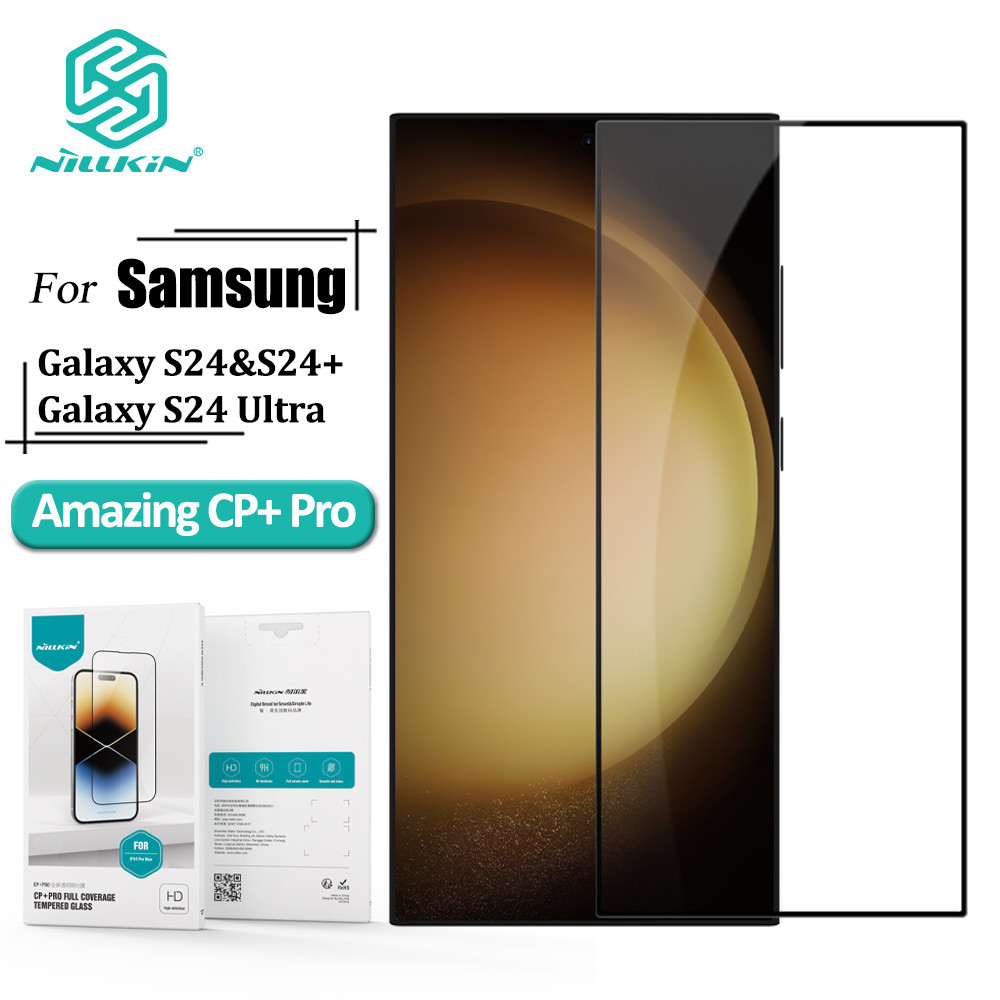 Vidro Temperado De Tela NILLKIN CP + Pro Series Para Samsung Galaxy S24 Ultra 9H Protetor Anti Explosão