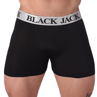 Kit 10 Cueca Boxer Box Masculino Microfibra Lisa Black Jack em Oferta na Shopee