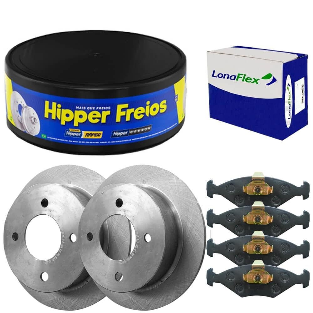 Pastilha Disco Freio Santana 1.8 2.0 84 A 89 Diant Sólido - Spare Parts and Accessories for Vehicles