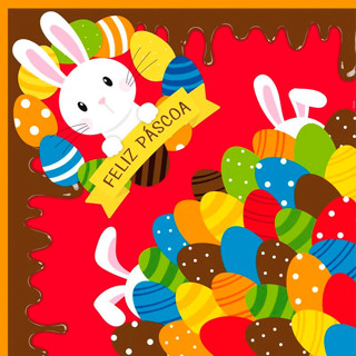 Saco Express 44x44cm para Ovos de 500g a 750g - Ovinhos - 25 unidades - Cromus - Rizzo Distribuidora em Oferta na Shopee