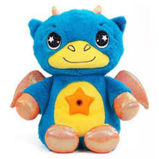 Ursinho Pelúcia Fofo Brinquedo para criança Projetor de luzes Luminária Star Belly Diversas Cores Reflete Estrelas Urso
