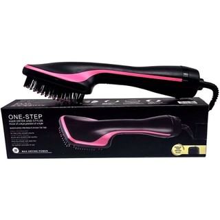 Secador de Cabelo Escova Elétrica 2 em 1 110V Escova Secadora Modeladora Alisadora Profis…