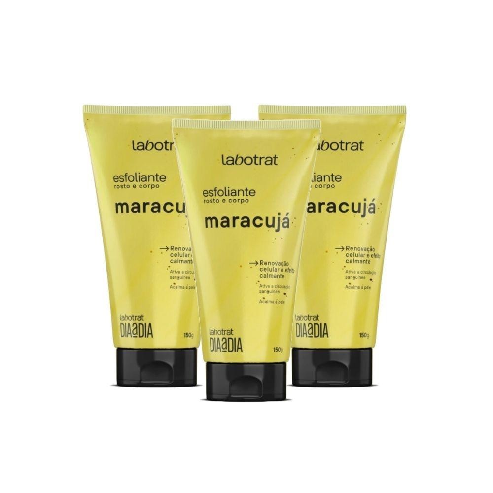 Kit Esfoliante Facial E Corporal Labotrat Maracuja 150Gr (03 unidades) em Oferta na Shopee
