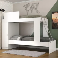 Beliche 1 Porta Havana Multimóveis Branco