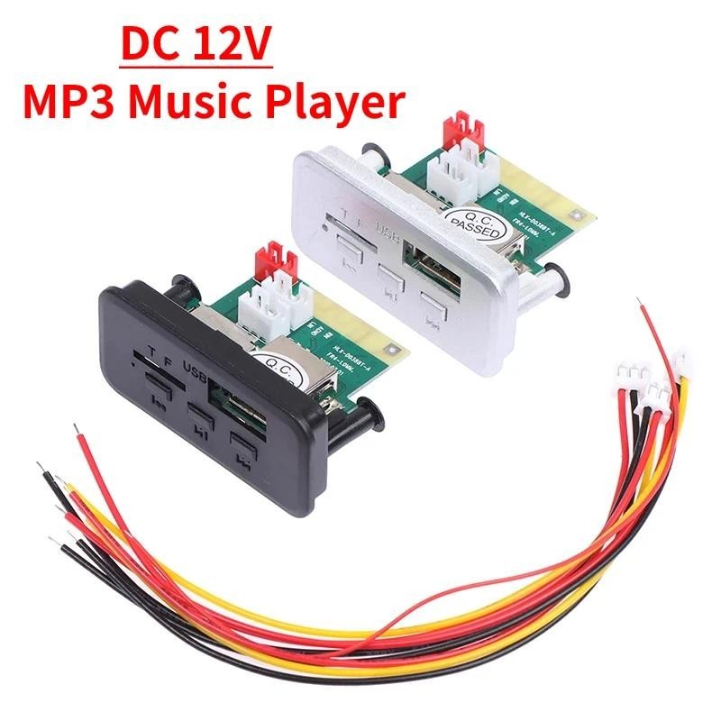 Placa Decodificadora MP3 Player DC 12V Bluetooth 5.0 Formato Sem Perdas Suporte Do Módulo Decodificador De Música USB FM TF AUX Car Radio
