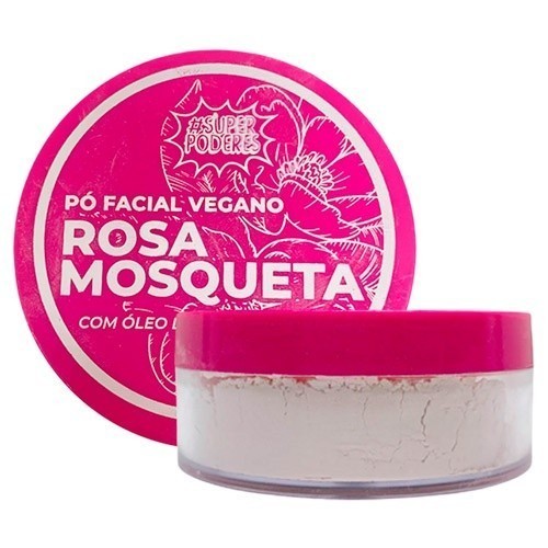 PÓ FACIAL VEGANO ROSA MOSQUETA SUPER PODERES