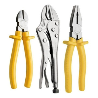 Jogo Alicates Tramontina Pressão Bico E Corte Profissional em Oferta na Shopee