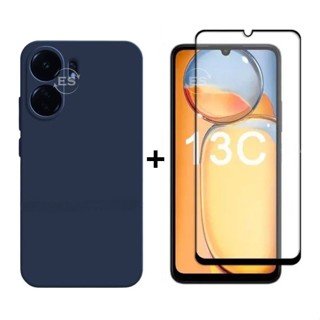 Kit 2em1 Compativel Com Xiaomi Redmi 13C - Case + Pelicula de Vidro Temperado 3D em Oferta na Shopee