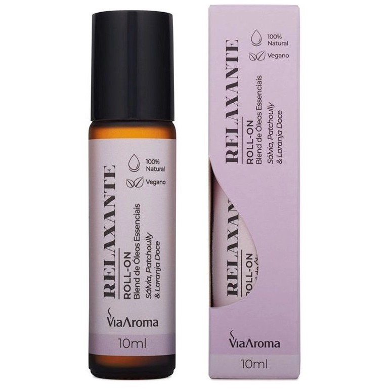 Roll On Via Aroma 10ml Relaxante