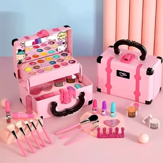 Kit De Maquiagem Para Crianças Lavável/Conjunto Portátil Meninas
