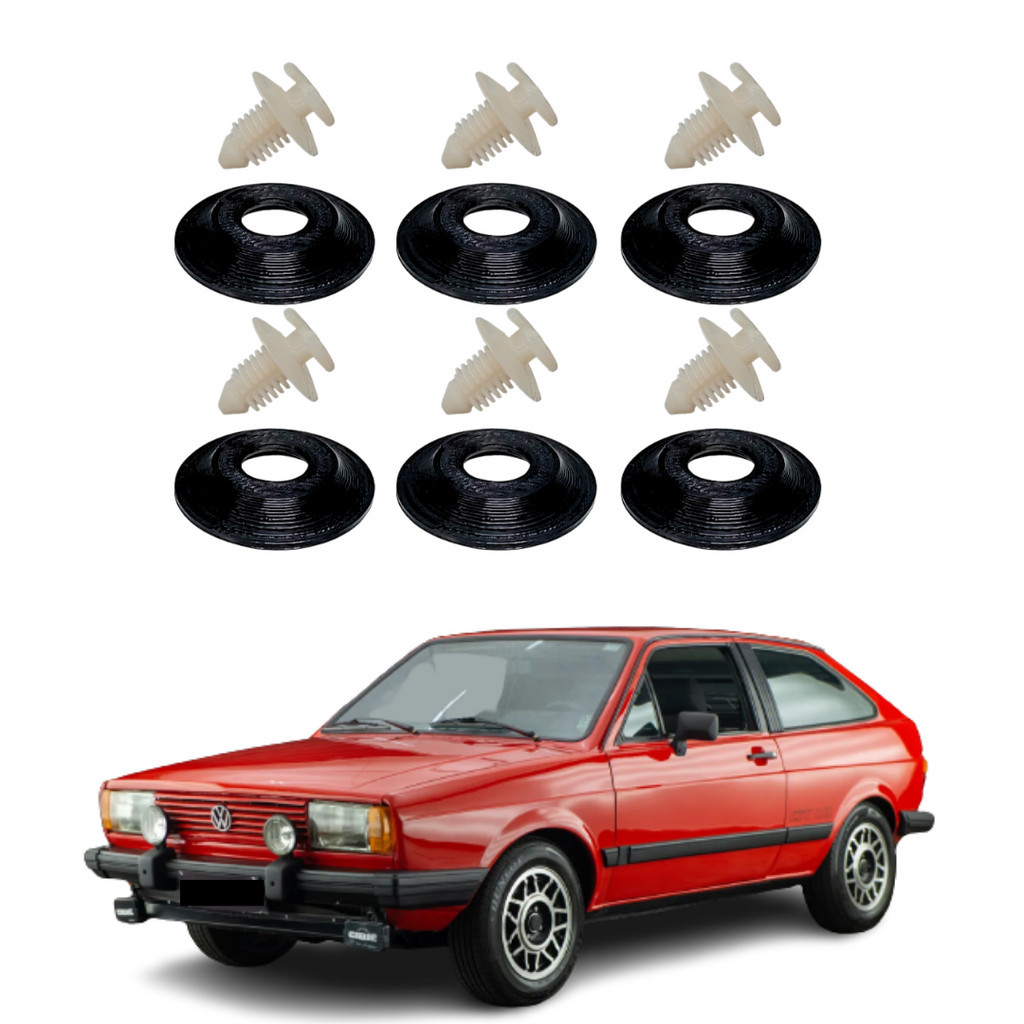 1 LADO | Kit Suporte Presilha da Ombreira do Gol GT Ls Voyage Parati 84 a 86 | JR0112